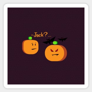 Halloween vampire pumpkin Sticker